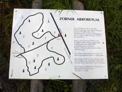 Karte Arboretum