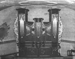 Die Orgel in der Kirche