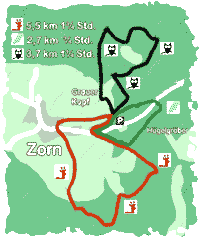 Wanderkarte Zorn